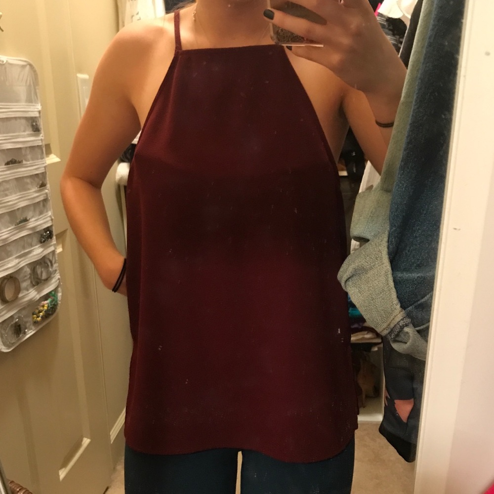 High Neck American Apparel Tank